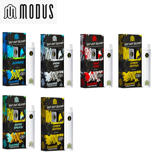 MODUS TAP OUT BLEND DELTA 11 + THC-X + DELTA 8 + THC-B DISPOSABLE VAPE 3GM/5CT/PK